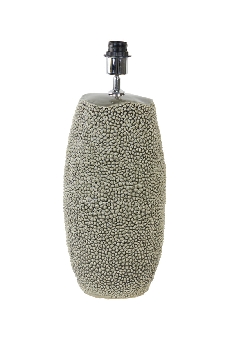 Lamp base 30,5x51,5 cm KYARA ceramics grey-brown