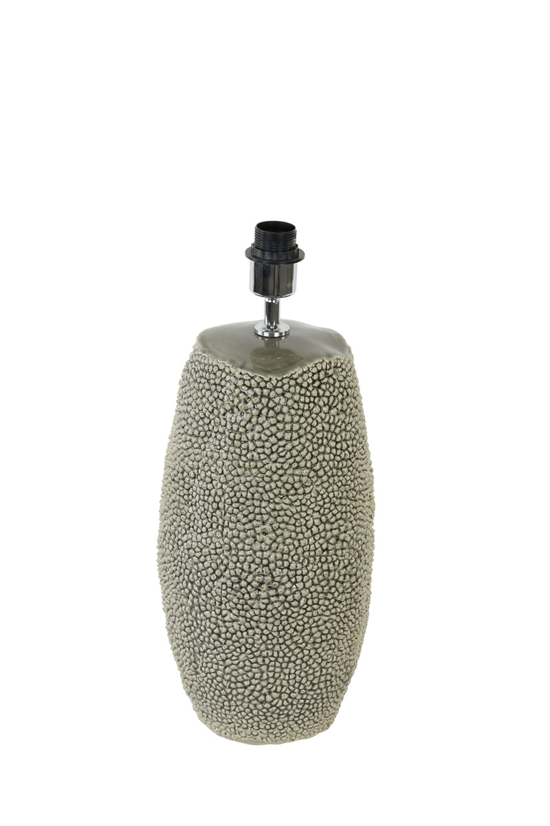 Lamp base 30,5x51,5 cm KYARA ceramics grey-brown