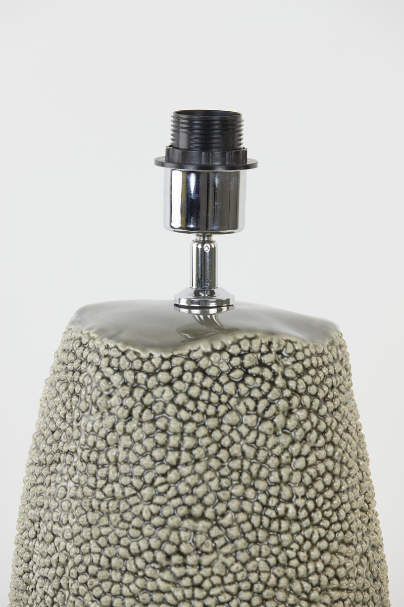 Lamp base 30,5x51,5 cm KYARA ceramics grey-brown
