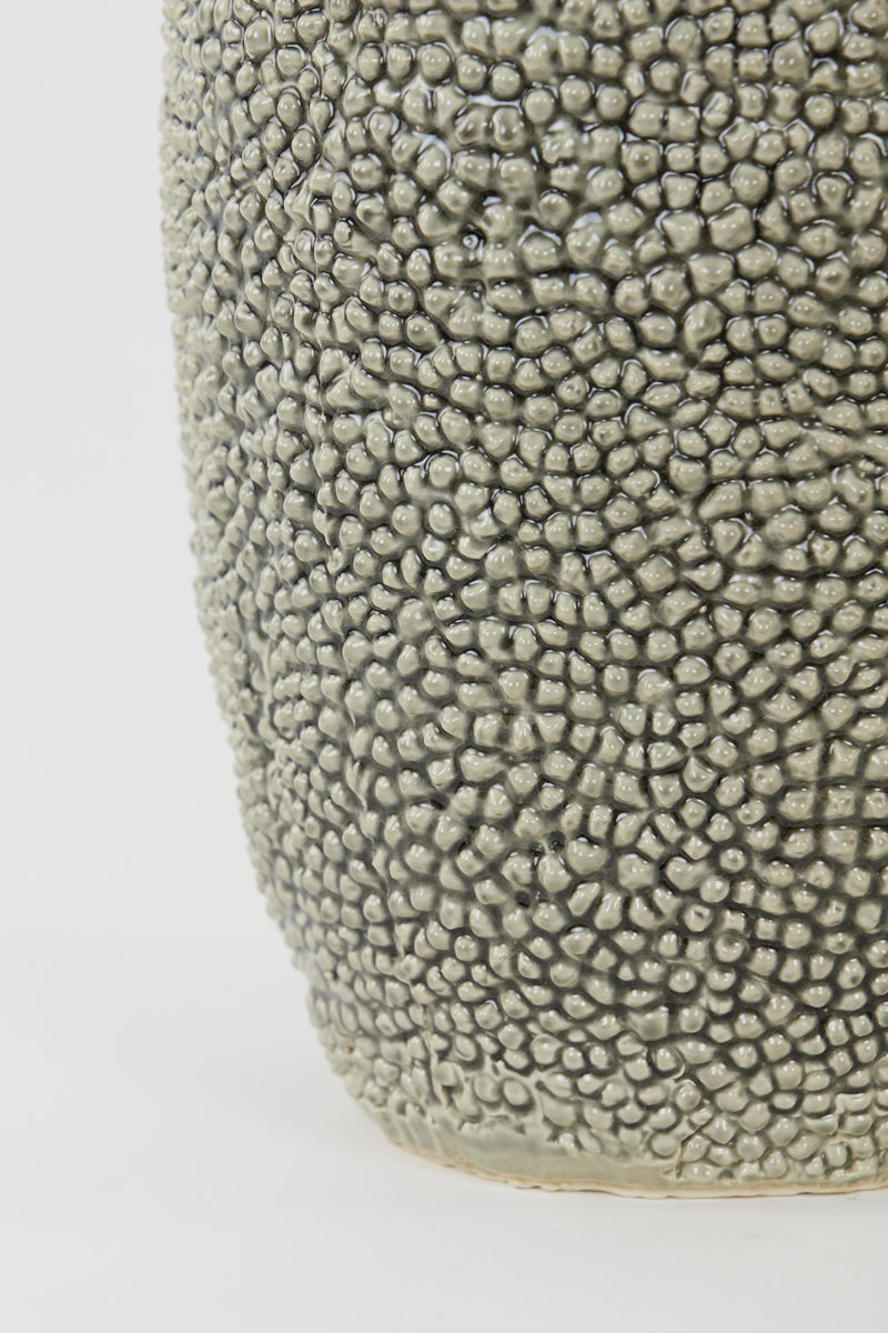 Lamp base 30,5x51,5 cm KYARA ceramics grey-brown