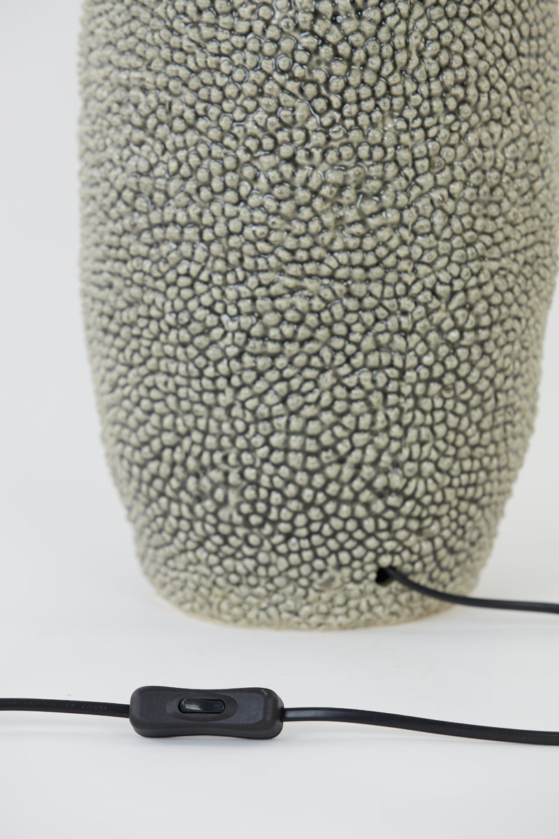 Lamp base 30,5x51,5 cm KYARA ceramics grey-brown