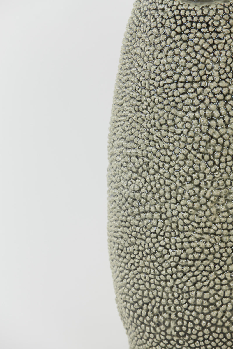 Lamp base 30,5x51,5 cm KYARA ceramics grey-brown