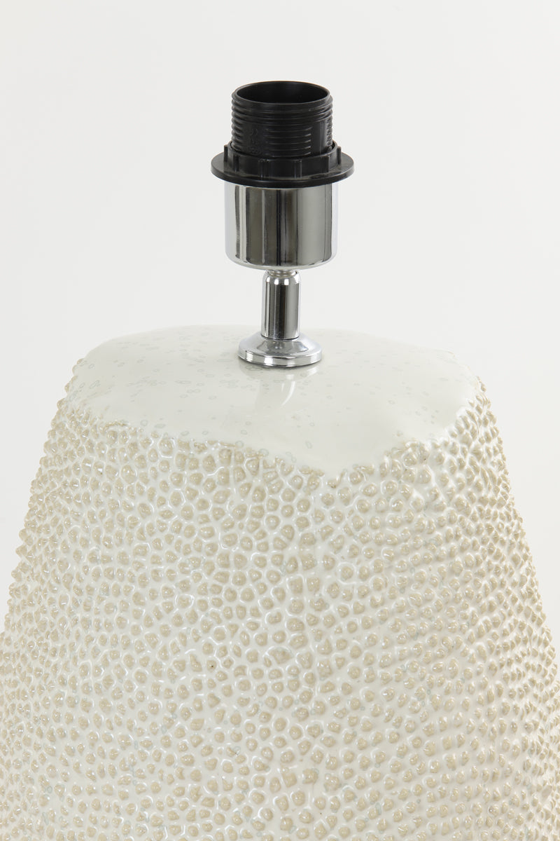 Lamp base 34,5x59 cm KYARA ceramics cream