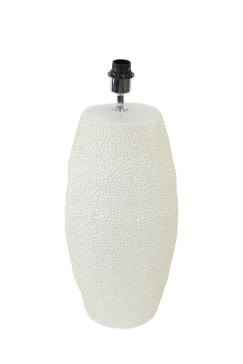 Lamp base 34,5x59 cm KYARA ceramics cream