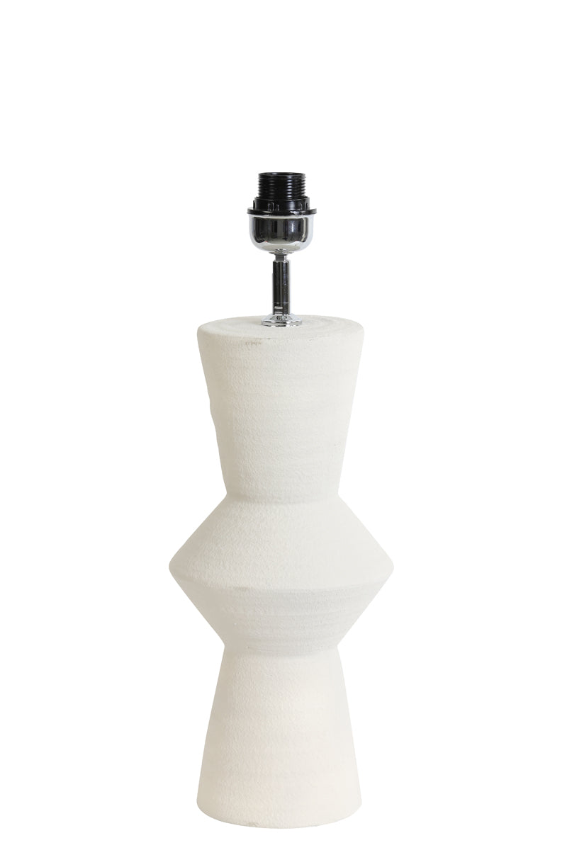 Lamp base 18,5x51 cm AYLA ceramics cream