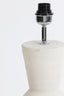 Lamp base 18,5x51 cm AYLA ceramics cream