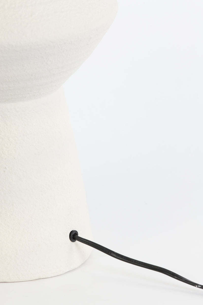 Lamp base 18,5x51 cm AYLA ceramics cream