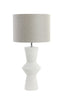 Lamp base 18,5x51 cm AYLA ceramics cream