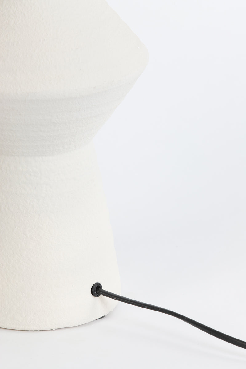 Lamp base 22,5x61 cm AYLA ceramics cream