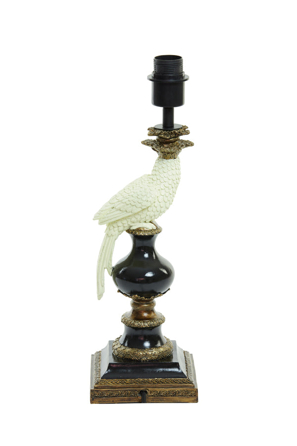 Lamp base 14,5x14,5x46,5 cm NYASA antique bronze-black-cream