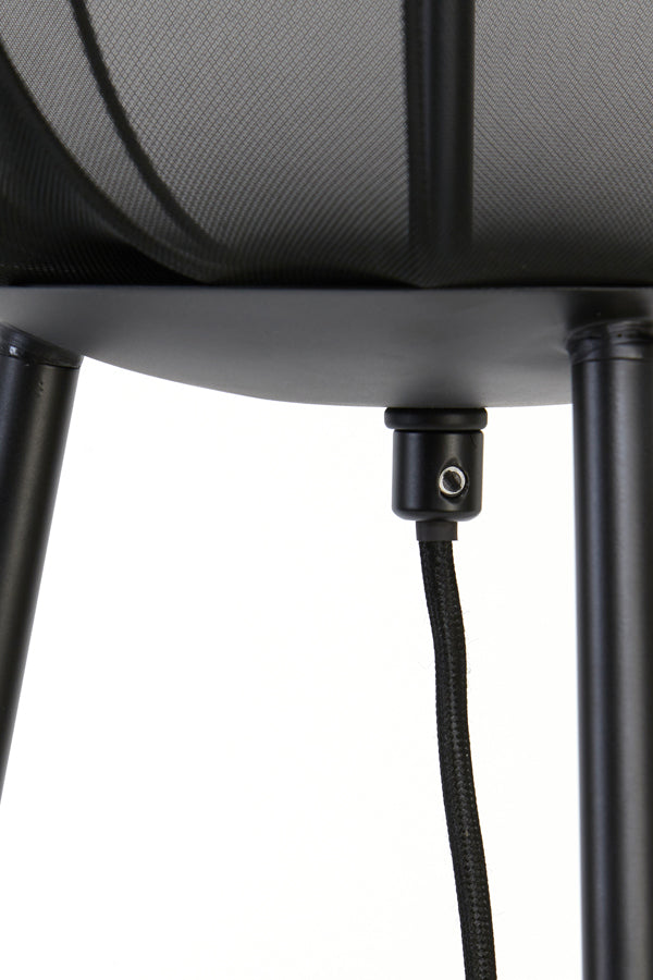 Floor lamp tripod 42x132 cm PLUMERIA black