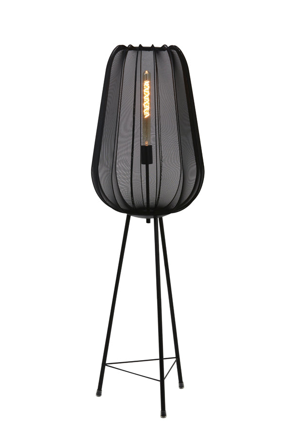 Floor lamp tripod 42x132 cm PLUMERIA black