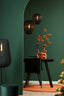Floor lamp tripod 42x132 cm PLUMERIA black