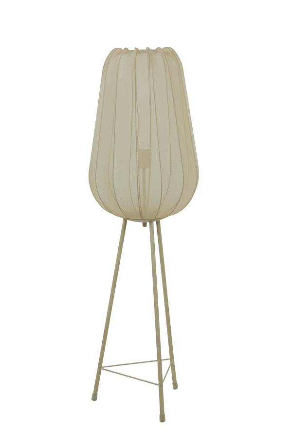 Floor lamp tripod 42x132 cm PLUMERIA sand