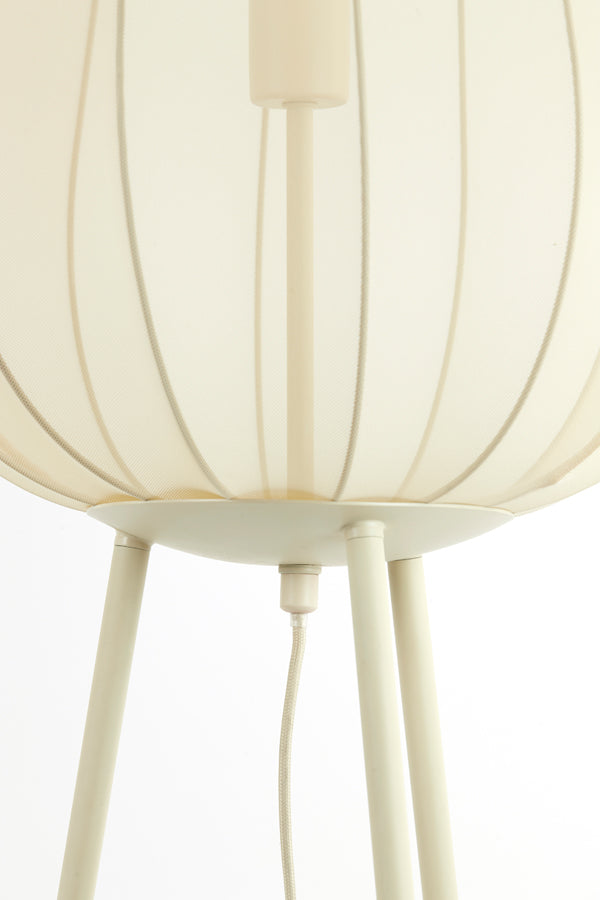 Floor lamp tripod 42x132 cm PLUMERIA sand