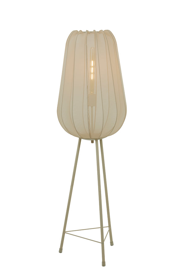 Floor lamp tripod 42x132 cm PLUMERIA sand