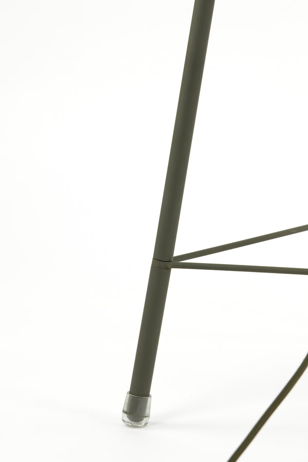 Floor lamp tripod 42x132 cm PLUMERIA dark green