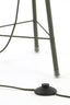 Floor lamp tripod 42x132 cm PLUMERIA dark green