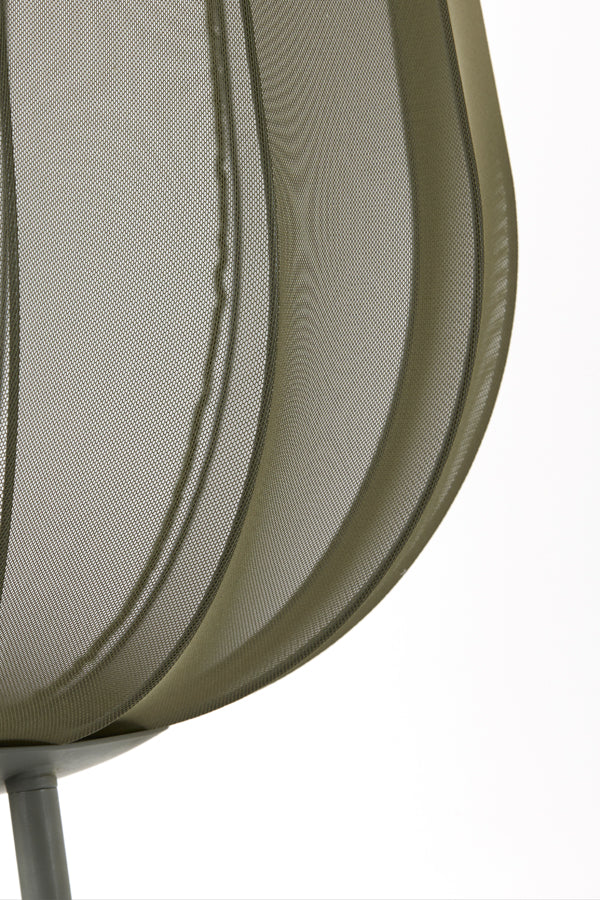 Floor lamp tripod 42x132 cm PLUMERIA dark green