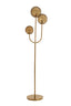 Floor lamp 3L E14 38x20x162 cm MAGDALA glass brown+gold