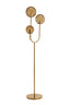 Floor lamp 3L E14 38x20x162 cm MAGDALA glass brown+gold