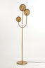 Floor lamp 3L E14 38x20x162 cm MAGDALA glass brown+gold