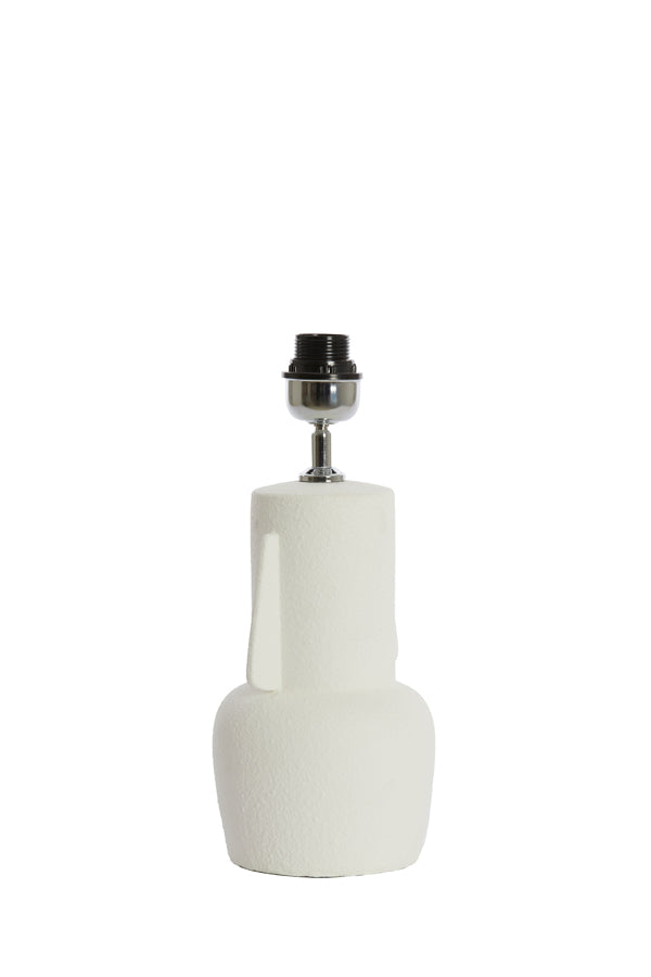 Lamp base 16x37,5 cm MATARAM ceramics white