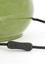 Lamp base 28,5x33 cm VERDE glass olive green