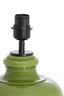 Lamp base 28,5x33 cm VERDE glass olive green