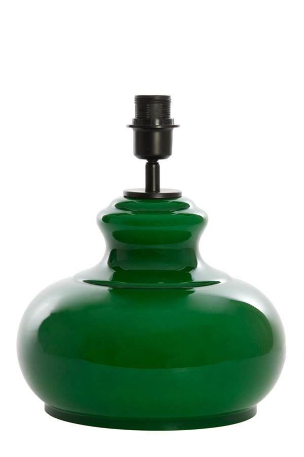 Lamp base 28,5x33 cm VERDE glass green