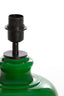 Lamp base 28,5x33 cm VERDE glass green