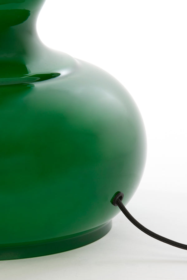 Lamp base 28,5x33 cm VERDE glass green
