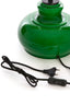 Lamp base 28,5x33 cm VERDE glass green