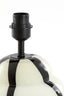 Lamp base 22x28 cm YLIEN glass cream-black+black