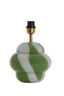 Lamp base 22x28 cm YLIEN glass green-white+gold