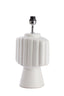 Lamp base 29,5x18,5x49 cm GANDARA ceramics matt cream