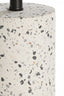 Lamp base 11x25 cm RANDY terrazzo white+matt black