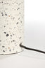 Lamp base 11x25 cm RANDY terrazzo white+matt black