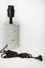 Lamp base 11x25 cm RANDY terrazzo white+matt black