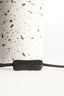 Lamp base 11,5x41 cm RANDY terrazzo white+matt black