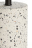 Lamp base 11,5x41 cm RANDY terrazzo white+matt black