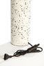 Lamp base 11,5x41 cm RANDY terrazzo white+matt black