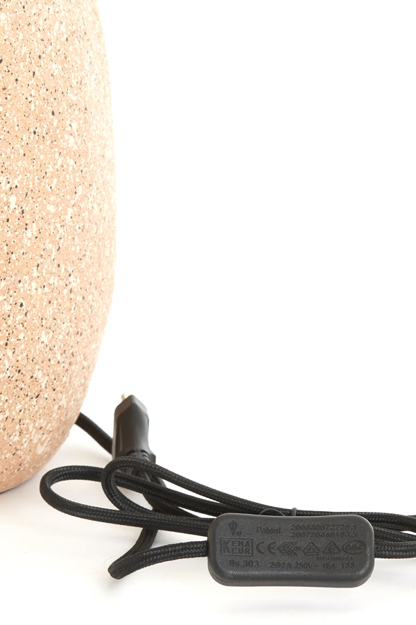 Lamp base 26,5x62 cm AGADO light pink