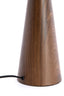 Lamp base 13,5x33,5 cm DINAN wood print dark brown