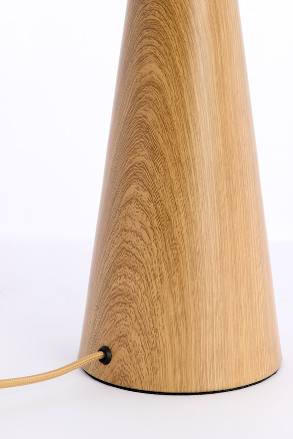 Lamp base 13,5x33,5 cm DINAN wood print natural