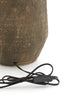 Lamp base 22,5x57 cm KIDIRA ceramics dark brown