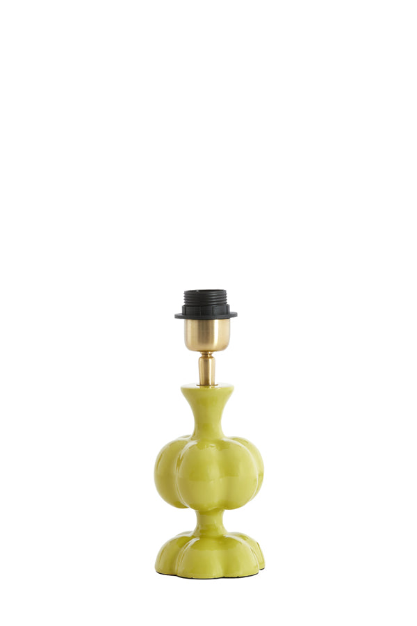 Lamp base 10x20 cm CALDAS shiny light green
