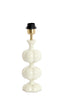 Lamp base 10x29 cm CALDAS shiny cream