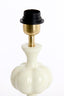 Lamp base 10x29 cm CALDAS shiny cream