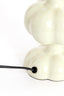 Lamp base 10x29 cm CALDAS shiny cream